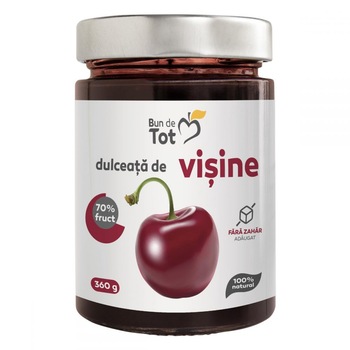 Dulceata de visine, fara zahar 360 g-Dacia Plant Dulceata de visine, fara zahar 360 g-Dacia Plant
