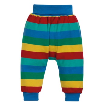 Pantaloni gogosar, curcubeul generos, bumbac organic, multicolor, copii Pantaloni gogosar, curcubeul generos, bumbac organic, multicolor, copii