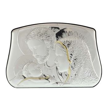 Icoana Moderna 3D Sfanta Familie 16 cm Icoana Moderna 3D Sfanta Familie 16 cm