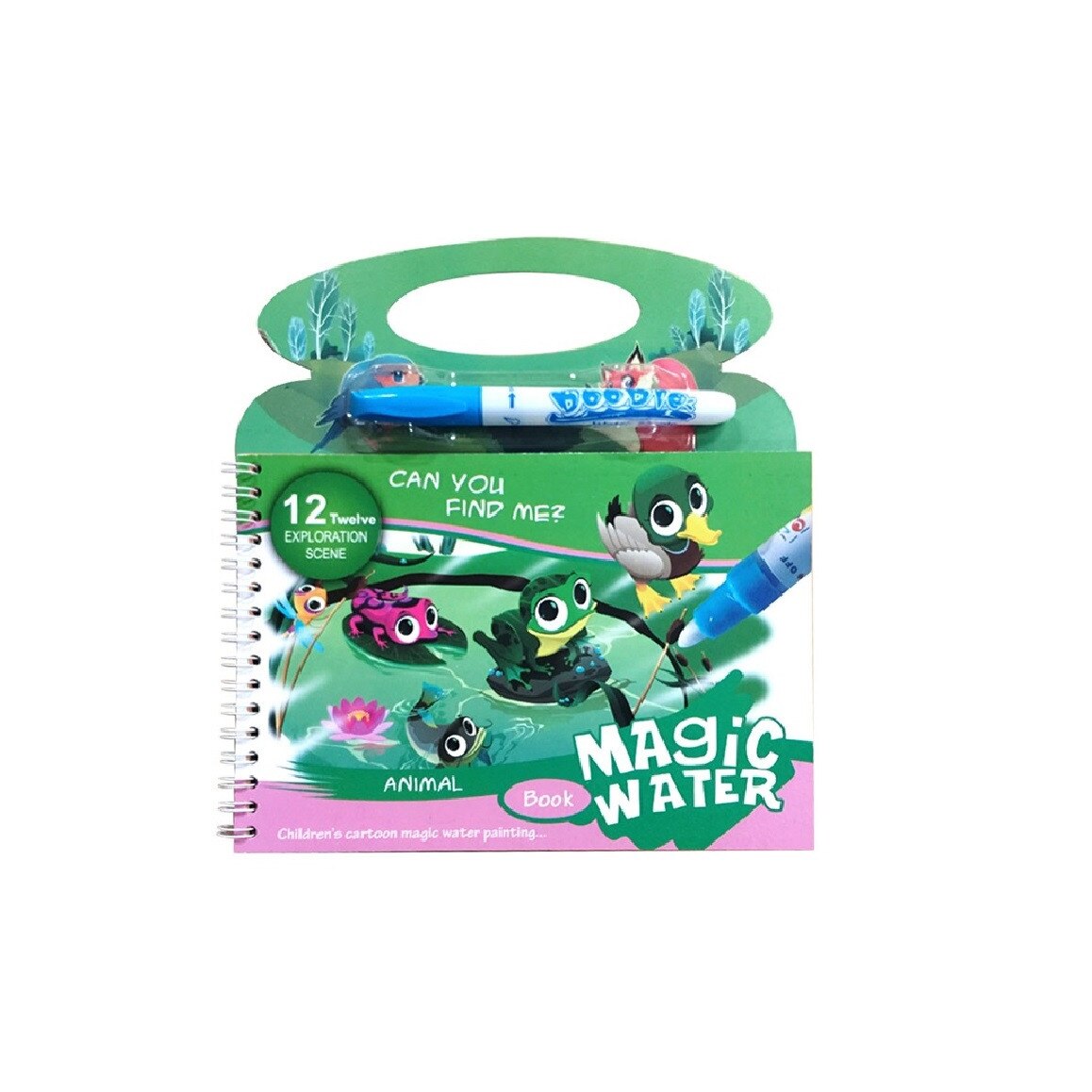 Water Magic- Carte de colorat cu apa: Animale