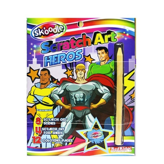 Caiet razuibil Water Magic: Supereroi