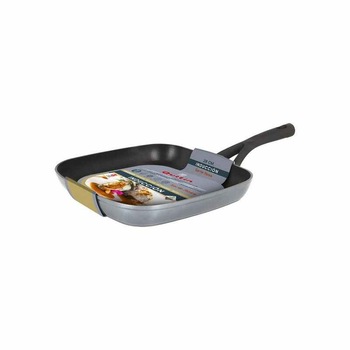 Tigaie Grill cu Suprafata Neteda Quttin Serie Ross Ø 28 cm, Negru Tigaie Grill cu Suprafata Neteda Quttin Serie Ross Ø 28 cm, Negru