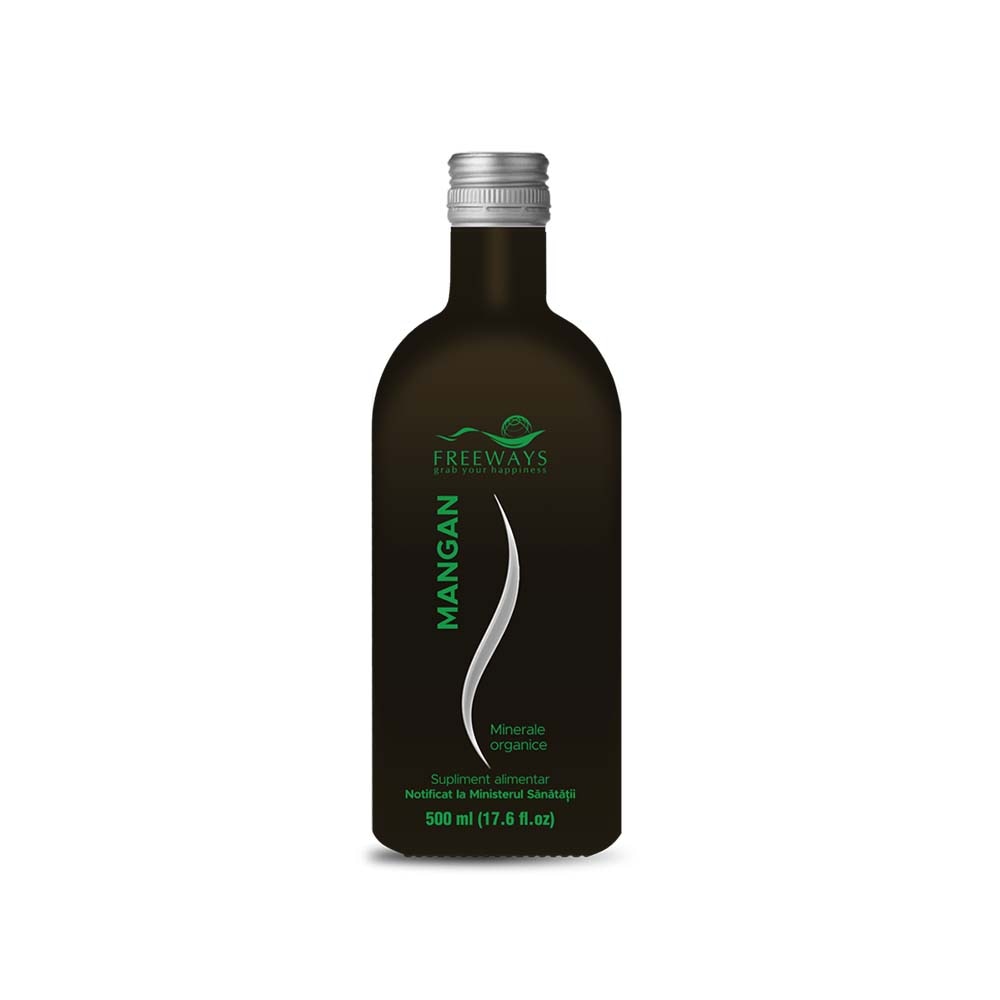 Supliment alimentar pentru sustinerea sistemului osos si imunitar, mangan lichid, 500 ml
