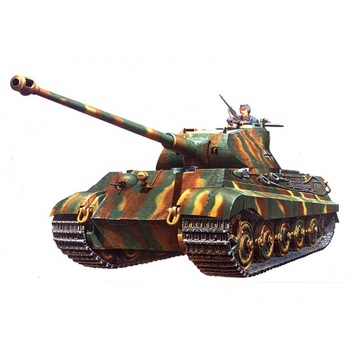 Kit de construit tanc King Tiger turela Porsche si 1 figurina 1:35 Kit de construit tanc King Tiger turela Porsche si 1 figurina 1:35