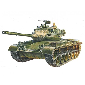 Kit de construit tanc M47 Patton si 1 figurina 1:35 Kit de construit tanc M47 Patton si 1 figurina 1:35