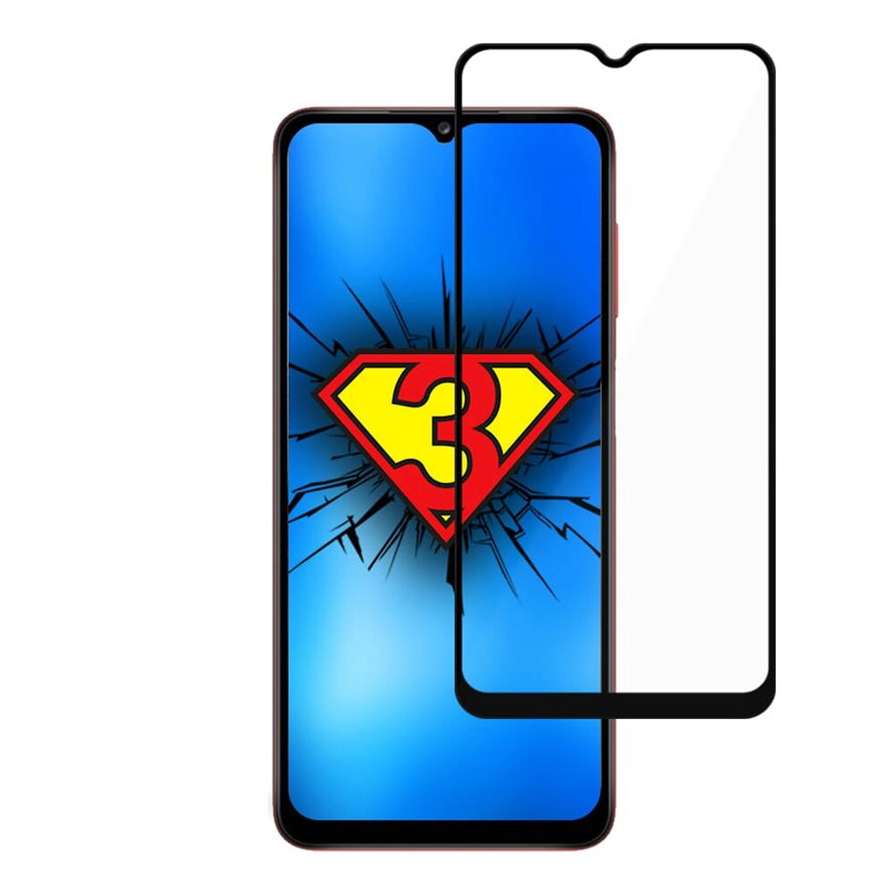 Folie Sticla 3MK HardGlass Max Lite pentru Samsung Galaxy A02s, 3D, Negru