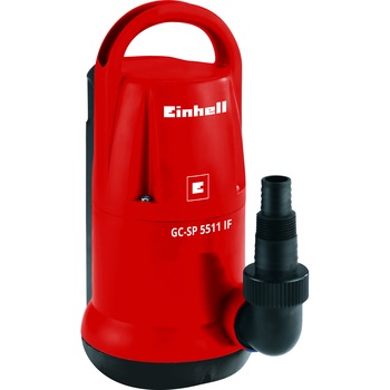 Pompa submersibila Einhell GC-SP 5511 IF, 550 W, 11000 L/h, adancimea maxima 7 m, inaltimea maxima 8,5 m, dimensiune particule 5 mm Pompa submersibila Einhell GC-SP 5511 IF, 550 W, 11000 L/h, adancimea maxima 7 m, inaltimea maxima 8,5 m, dimensiune particule 5 mm