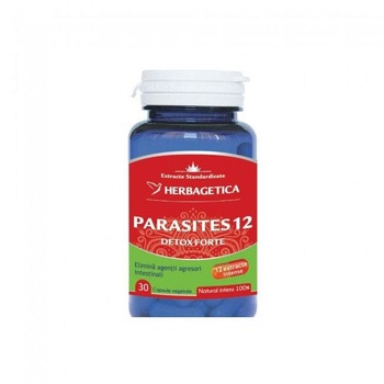 Parasites 12 Detox Forte 30cps Herbagetica Parasites 12 Detox Forte 30cps Herbagetica