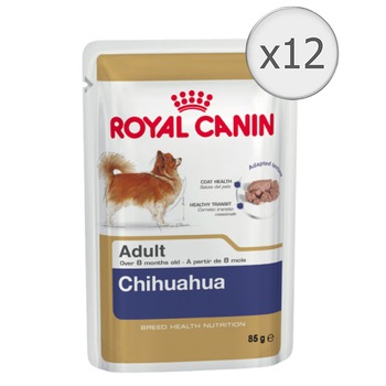 Hrana umeda pentru caini Royal Canin, Chihuahua, 12 buc x 85g Hrana umeda pentru caini Royal Canin, Chihuahua, 12 buc x 85g