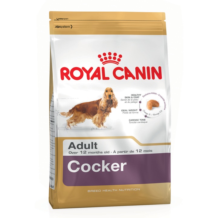 Суха храна за кучета Royal Canin, Cocker, Adult, 12 кг