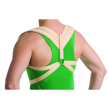 Orteza toracica de clavicula elastica pentru corectarea posturii coloanei vertebrale marimea XXL - 117-130 cm circumferinta piptului la nivelul omoplatilor Orteza toracica de clavicula elastica pentru corectarea posturii coloanei vertebrale marimea XXL - 117-130 cm circumferinta piptului la nivelul omoplatilor