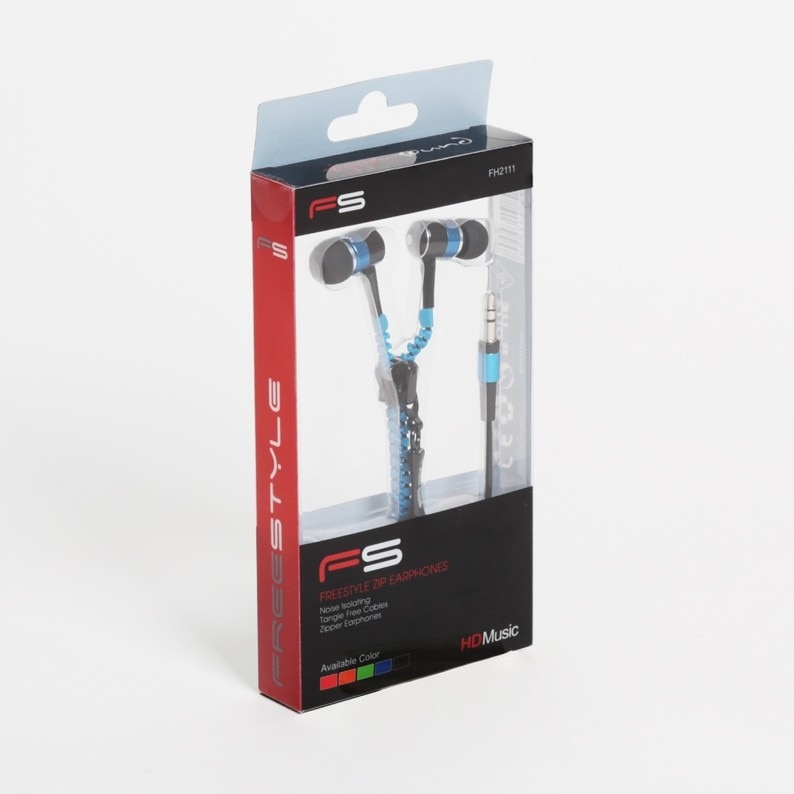 Casti audio in-ear FreeStyle Zippy Blue FH2111BL, albastru