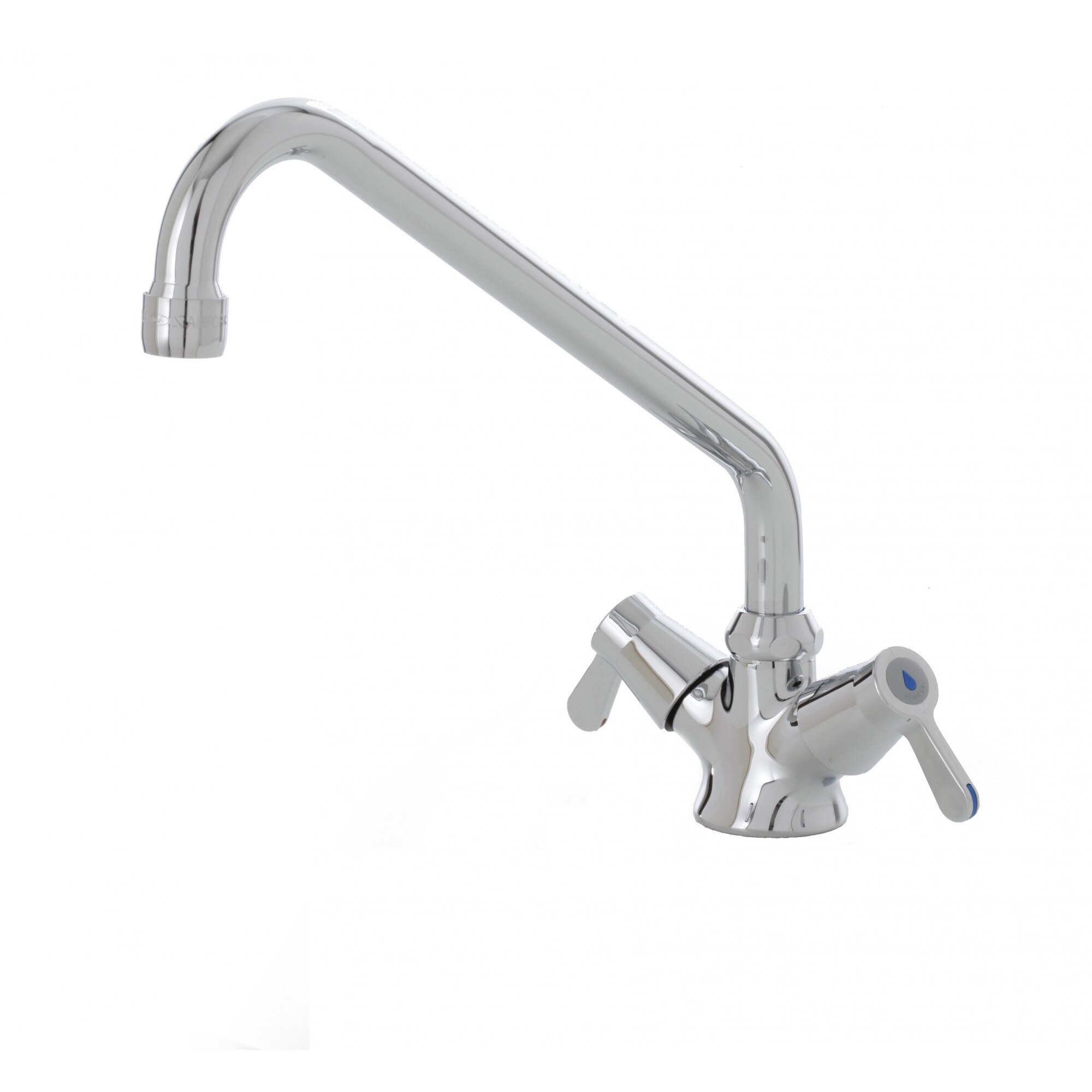 Baterie profesionala Klarco, dubla comanda, fabricata in Italia, crom