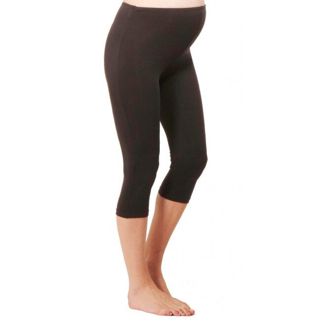 Colanti gravide 3/4, negri, XXL