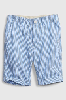GAP, Pantaloni scurti chino cu model, Bleu/Alb GAP, Pantaloni scurti chino cu model, Bleu/Alb