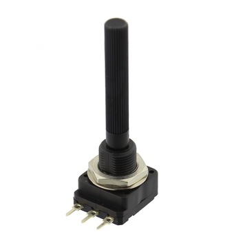 Potentiometru rotativ, 5kΩ, mono, logaritmic, 100mW, PIHER, PC-16 SH10IP06 5KB, T201617 Potentiometru rotativ, 5kΩ, mono, logaritmic, 100mW, PIHER, PC-16 SH10IP06 5KB, T201617