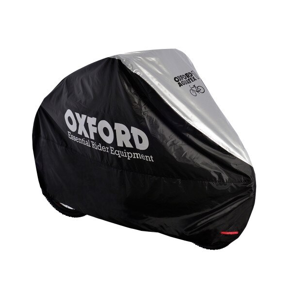 Prelata bicicleta Oxford Aquatex, culoare negru/argintiu