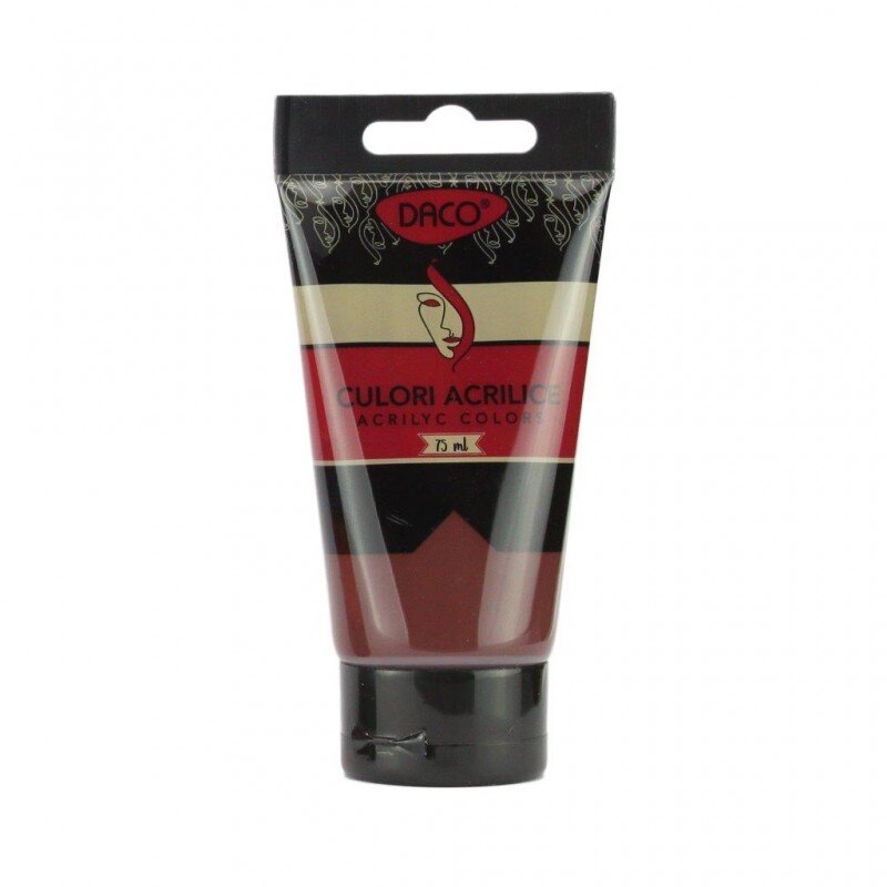 Vopsea acril, 75 ml, DACO, Umbra arsa, CU375UA