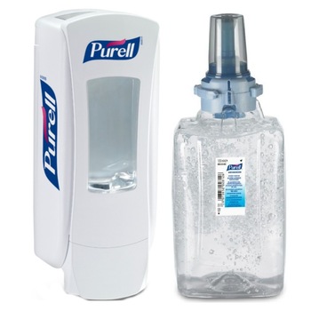 KIT Gel dezinfectant Purell Advanced ADX-12 8803, 1200 ml si Dispenser Purell ADX-12 8820, culoare alb KIT Gel dezinfectant Purell Advanced ADX-12 8803, 1200 ml si Dispenser Purell ADX-12 8820, culoare alb