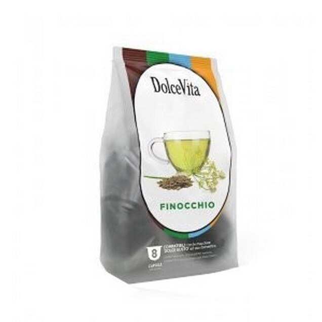 Capsule Dolce Vita Finocchietto 8 bucati Compatibile Dolce Gusto, 16 g