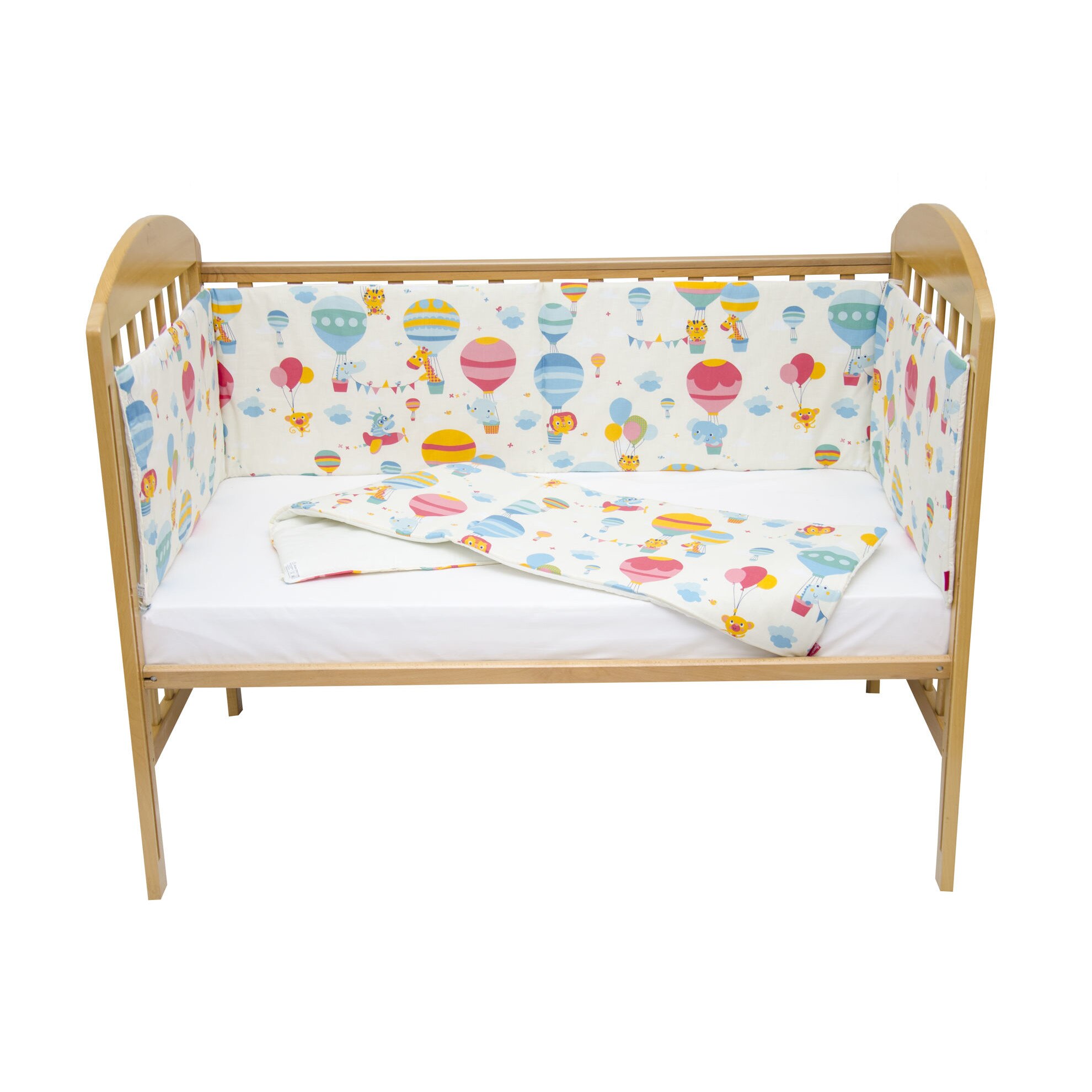 Set protectii patut 70 x 140 cm Balonase