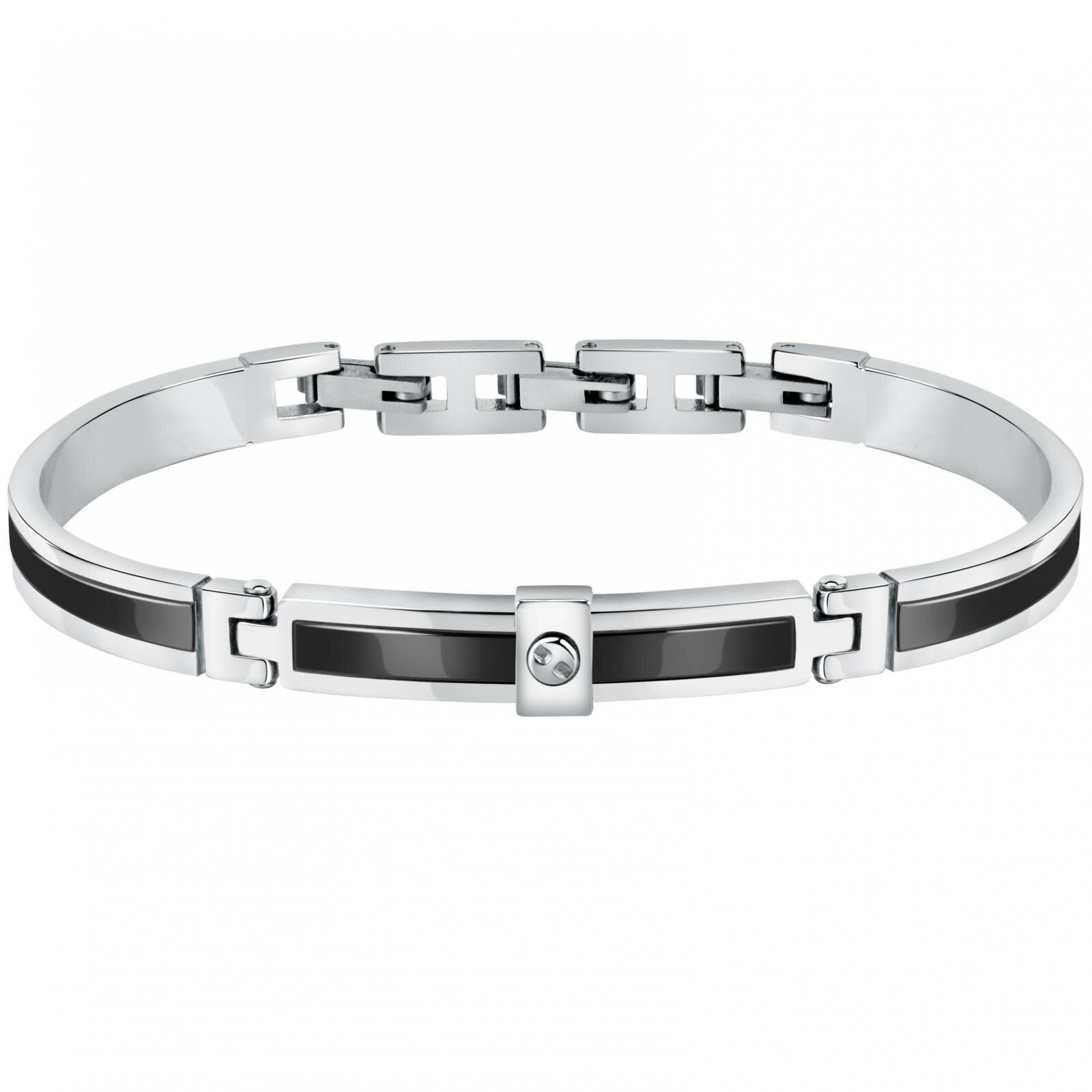 Bratara Morellato SABH21, Argintiu, Negru