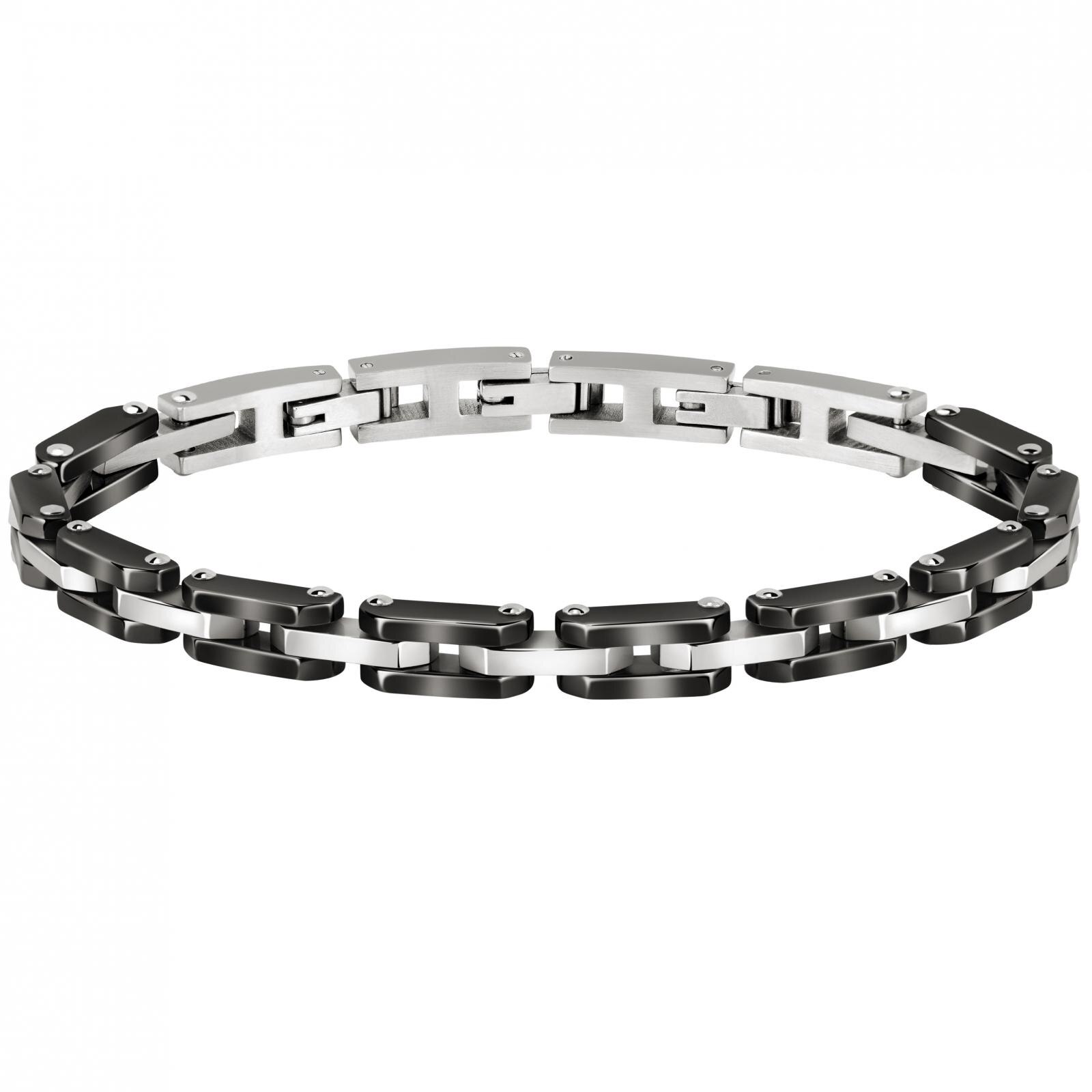 Bratara Morellato SACU15, Argintiu, Negru