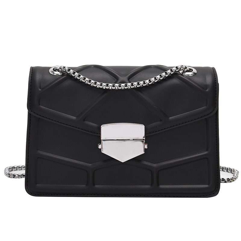 Geanta Dama Negru Luxury cu lant metalic ZG007