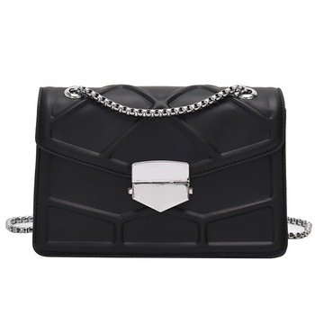 Geanta Dama Negru Luxury cu lant metalic ZG007 Geanta Dama Negru Luxury cu lant metalic ZG007