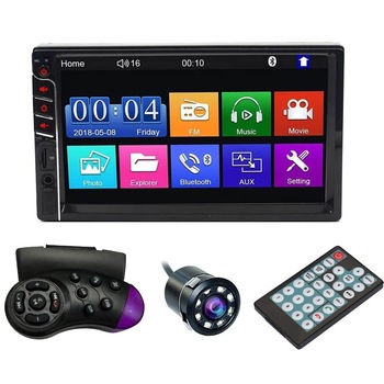 MP5 Player Techstar® 7033, 2DIN, Camera Marsarier, Ecran HD Touch 7 MP5 Player Techstar® 7033, 2DIN, Camera Marsarier, Ecran HD Touch 7