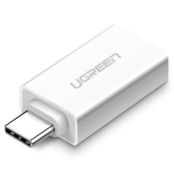 Adaptor / OTG, USB Type C Tata - USB 3.2 Gen 1 Mama, Ugreen, Alb Adaptor / OTG, USB Type C Tata - USB 3.2 Gen 1 Mama, Ugreen, Alb