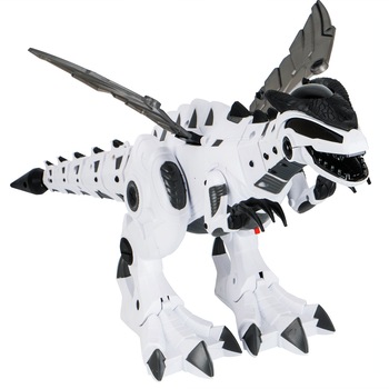 Dinozaur AKU Inteligent 48 cm, Electric, se Deplaseaza cu Lumini si Sunete specifice, misca Membrele si Coada, cu Ochi Luminati, Jucarie pentru copii AK6088 Dinozaur AKU Inteligent 48 cm, Electric, se Deplaseaza cu Lumini si Sunete specifice, misca Membrele si Coada, cu Ochi Luminati, Jucarie pentru copii AK6088
