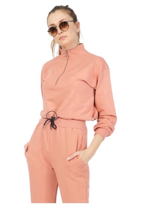 Trening de dama maneca lunga, Adrom, Roz, L