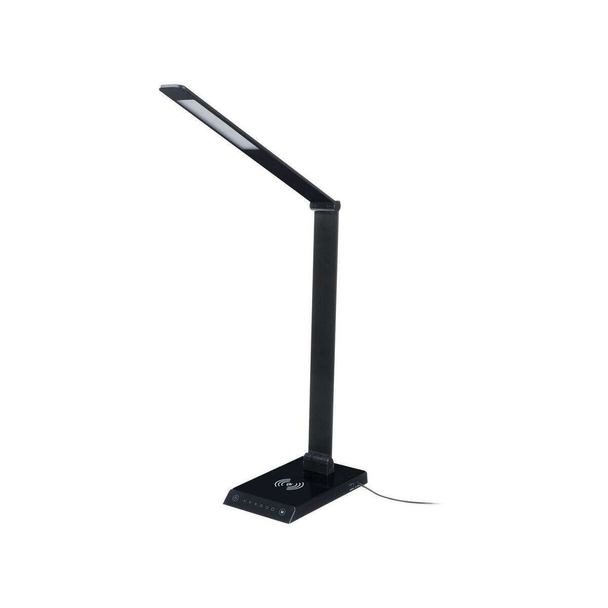 Scrutinize Whimsical analysis Lampa LED de birou, Livarno Lux, neagra, cu incarcare wireless pentru  telefon, control touch - eMAG.ro