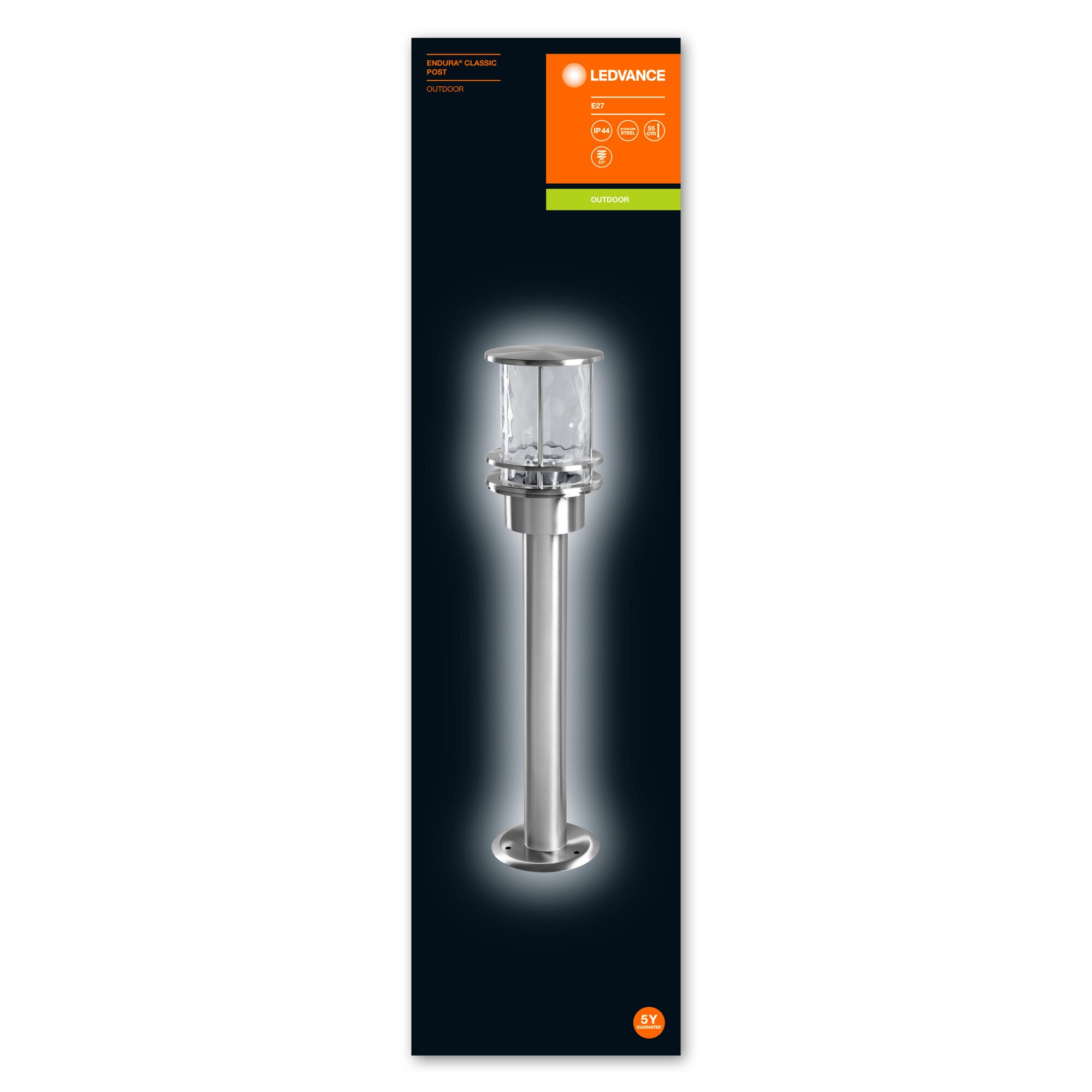 Ledvance Post. Top Ledvance Endura Classic Post, 55 см, 1xE27, максимум 60W, 220-240V ...