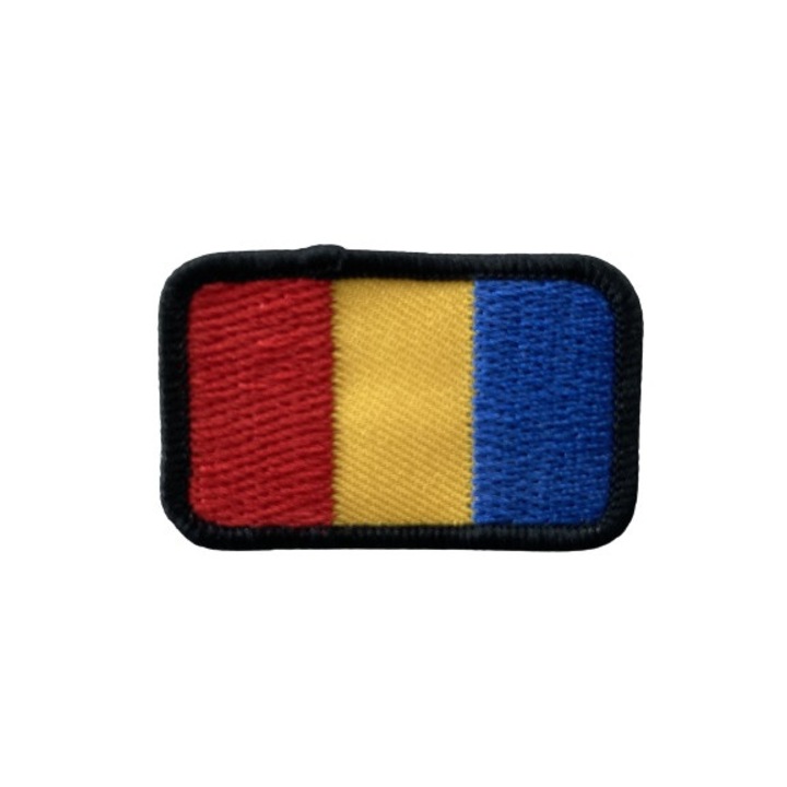 Petic textil termic Steagul Romaniei 4,5 cm x 2,5 cm