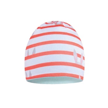 Fes, iepuras, alb cu dungi portocalii 50-52 cm Fes, iepuras, alb cu dungi portocalii 50-52 cm