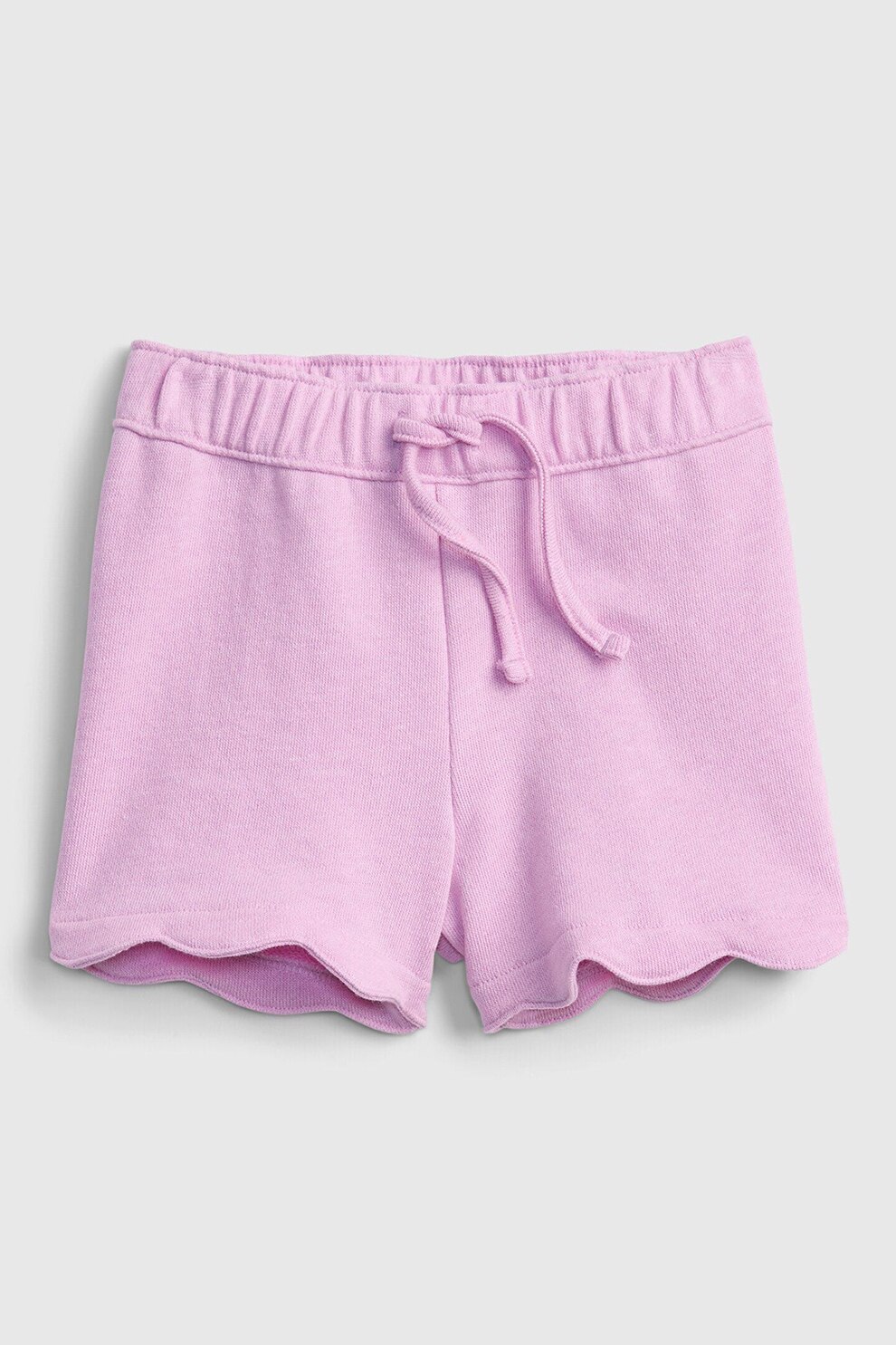 GAP, Pantaloni scurti cu snur si terminatii valurite, Lila