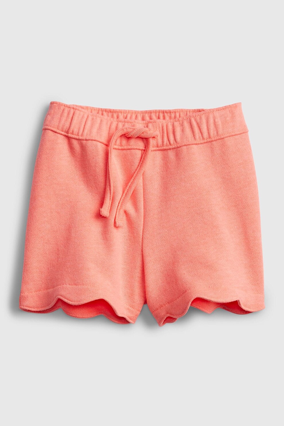 GAP, Pantaloni scurti cu snur si terminatii valurite, Corai