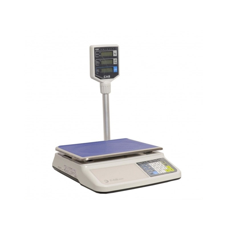 Cantar Comercial CAS PR II 15CP 30 Kg display client luminat usb