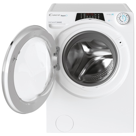 Пералня Candy Rapido RO14116DWMCE/1-S, 11 кг, 1400 об/мин, Клас A, Инверторен мотор, Wi-Fi, Mix Power Systems, Steam, Бял