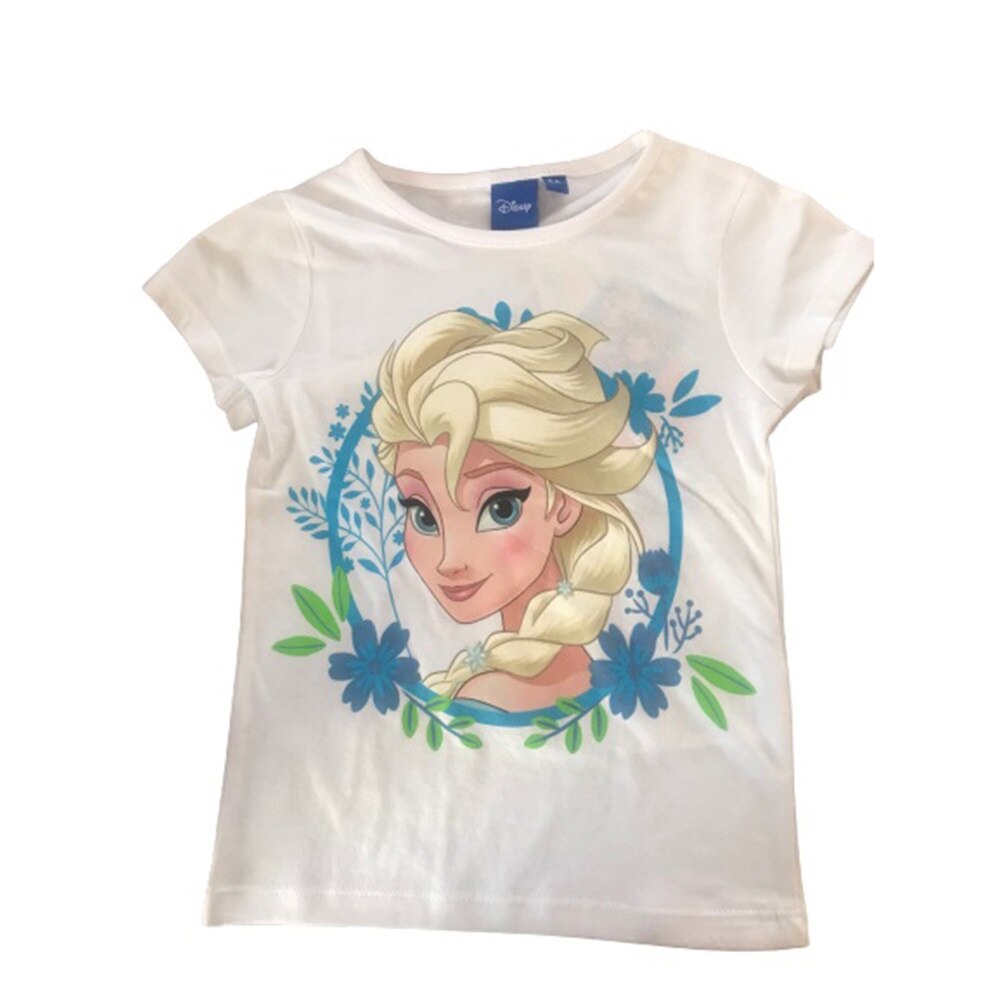 Tricou fetite Frozen alb