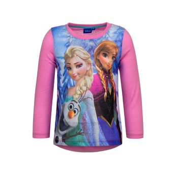 Tricou Frozen cu maneci lungi,, Roz Tricou Frozen cu maneci lungi,, Roz
