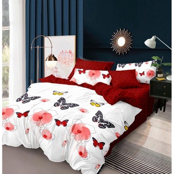 Lenjerie de pat dublu finet 6 piese+Pilota 200 x 220 cm+2 perne, Ralex Pucioasa, PFN436 Lenjerie de pat dublu finet 6 piese+Pilota 200 x 220 cm+2 perne, Ralex Pucioasa, PFN436