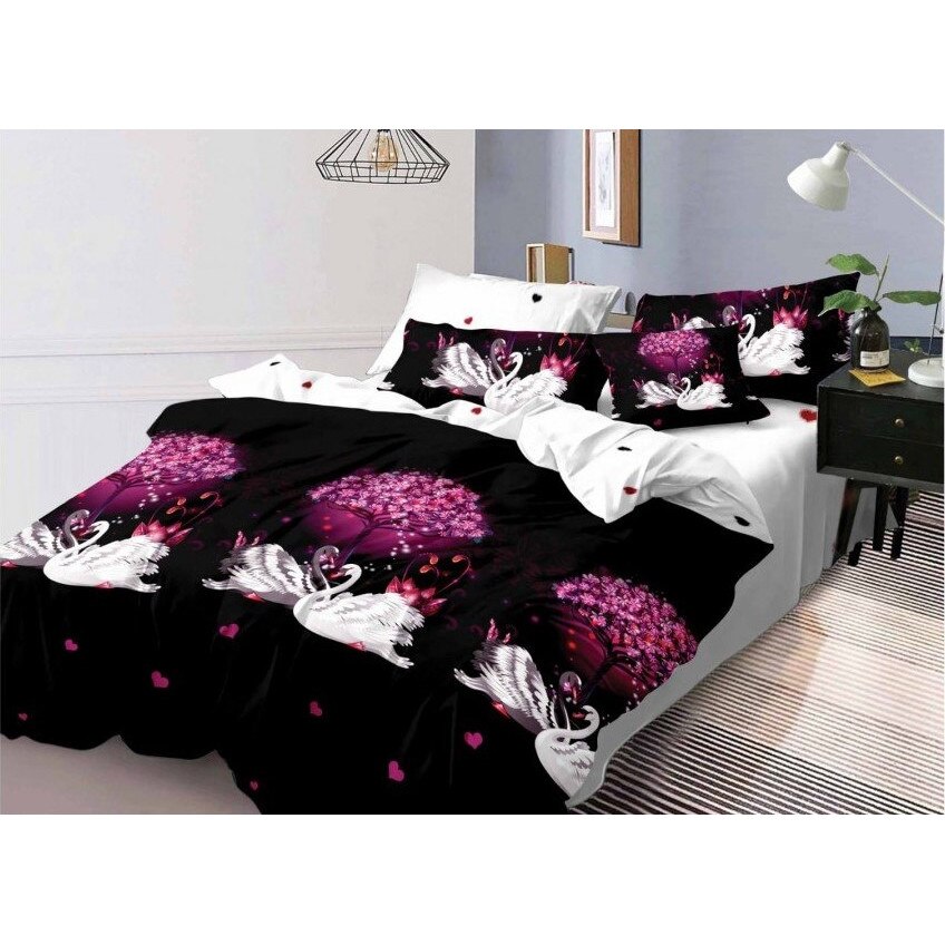 Lenjerie de pat dublu finet 6 piese+Pilota 200 x 220 cm+2 perne, Ralex Pucioasa, PFN422