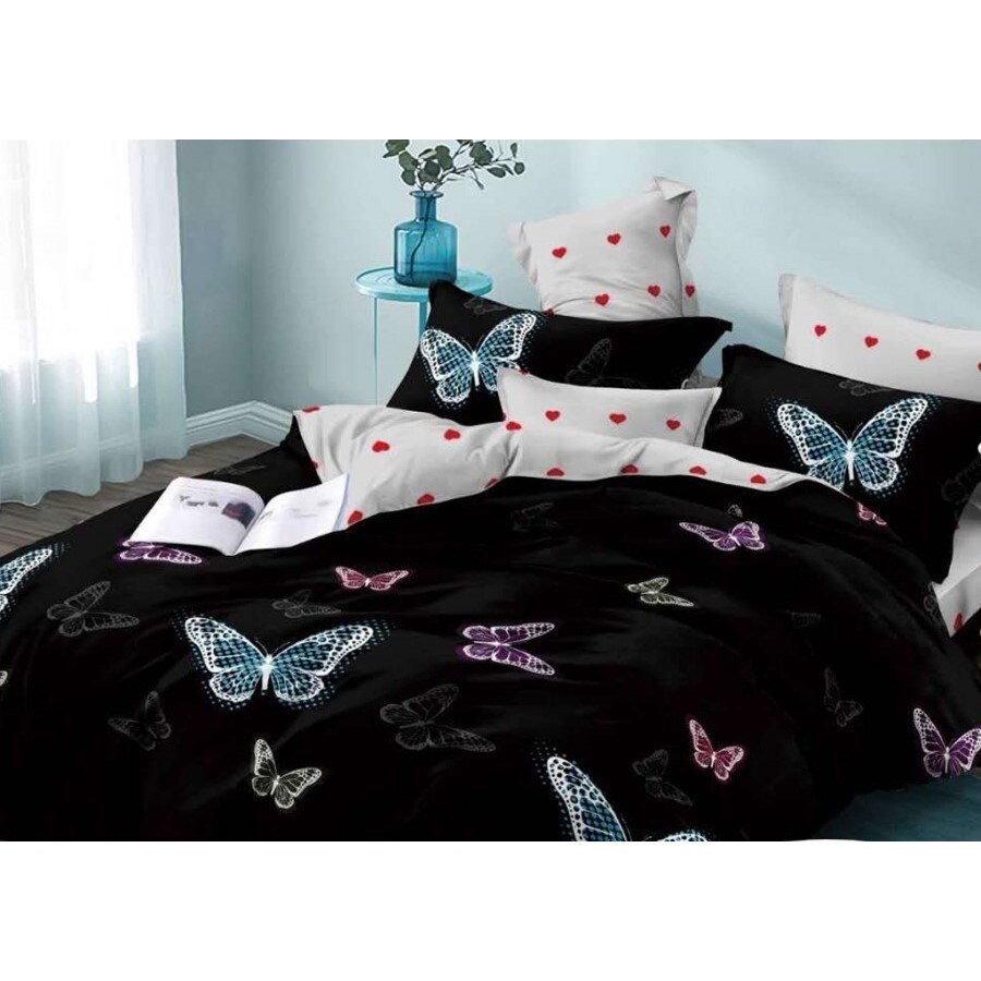 Lenjerie de pat dublu finet 6 piese+Pilota 200 x 220 cm+2 perne, Ralex Pucioasa, PFN409