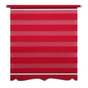 Jaluzea tip Rulou textil MAXI cu Terminatie Decorativa,Deko Design,Rolete Zebra Day & Night Luxury High Quality, 140x160cm,ZW22,culoare rosu,accesorii albe Jaluzea tip Rulou textil MAXI cu Terminatie Decorativa,Deko Design,Rolete Zebra Day & Night Luxury High Quality, 140x160cm,ZW22,culoare rosu,accesorii albe