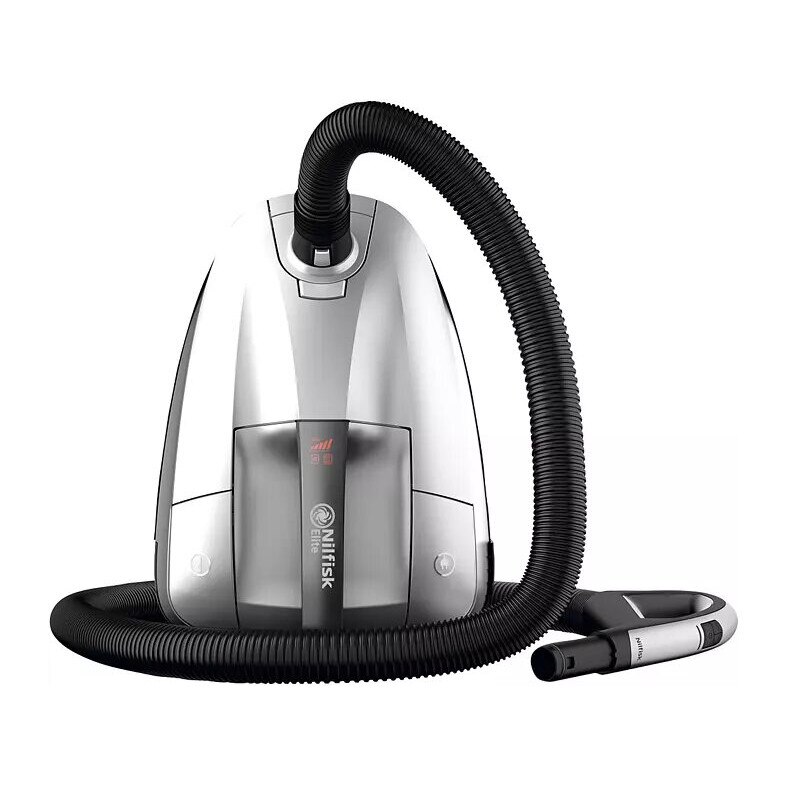 Aspirator Cu Sac Nilfisk Elite WCL14P08A1, 650W, 3.2l, Filtru HEPA 14, Argintiu & Negru