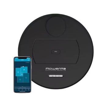 Aspirator Robot Rowenta X-PLORER RR7635WH, Autonomie 120 min, 0,4 l, 3 Senzori de cadere, 65 dB, Negru Aspirator Robot Rowenta X-PLORER RR7635WH, Autonomie 120 min, 0,4 l, 3 Senzori de cadere, 65 dB, Negru