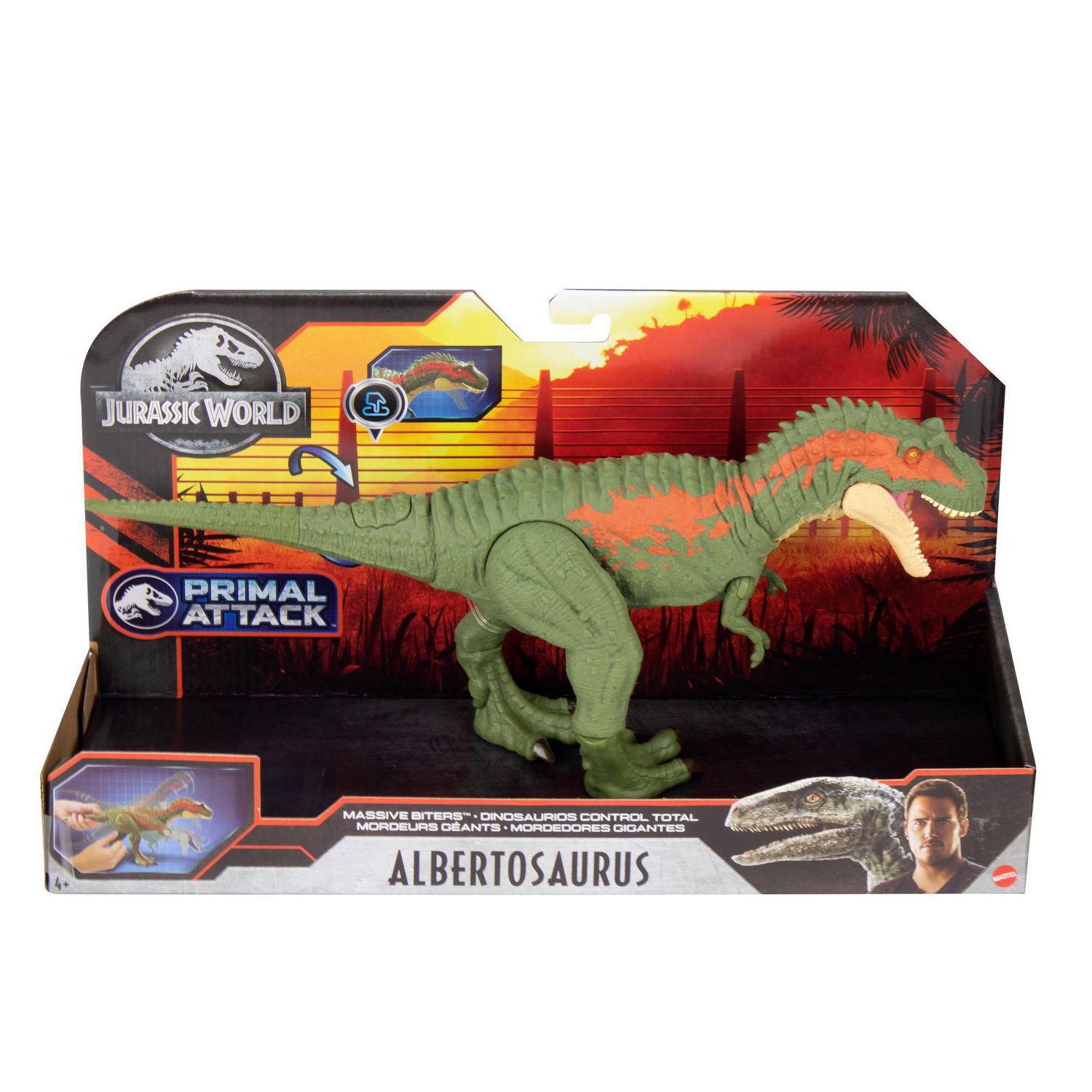 Figurina Mattel Jurassic World Albertosaurus 35 Cm Emagro 2587